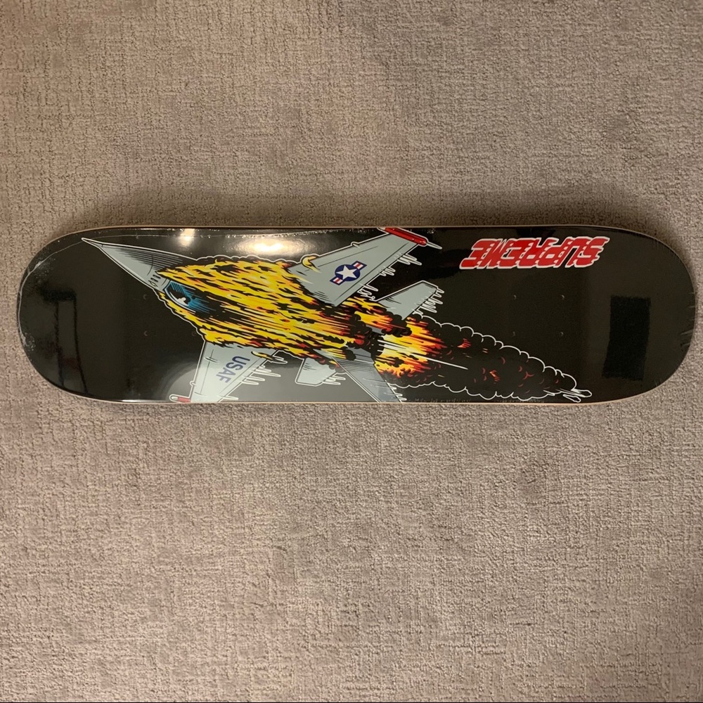 Supreme Black Jet Skateboard (FW 20)